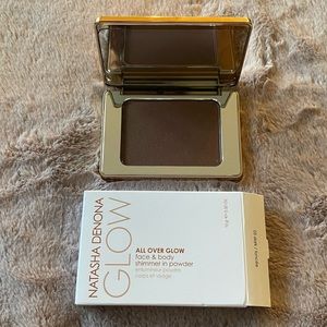 NATASHA DENONA GLOW ALL OVER GLOW FACE & BODY SHIMMER POWDER (03 Dark) Brand new